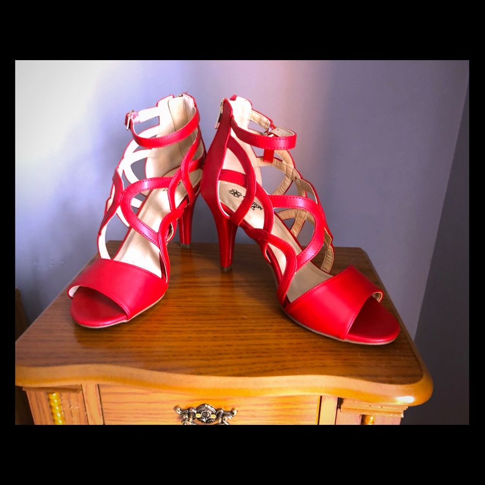 Red Sandal Heels